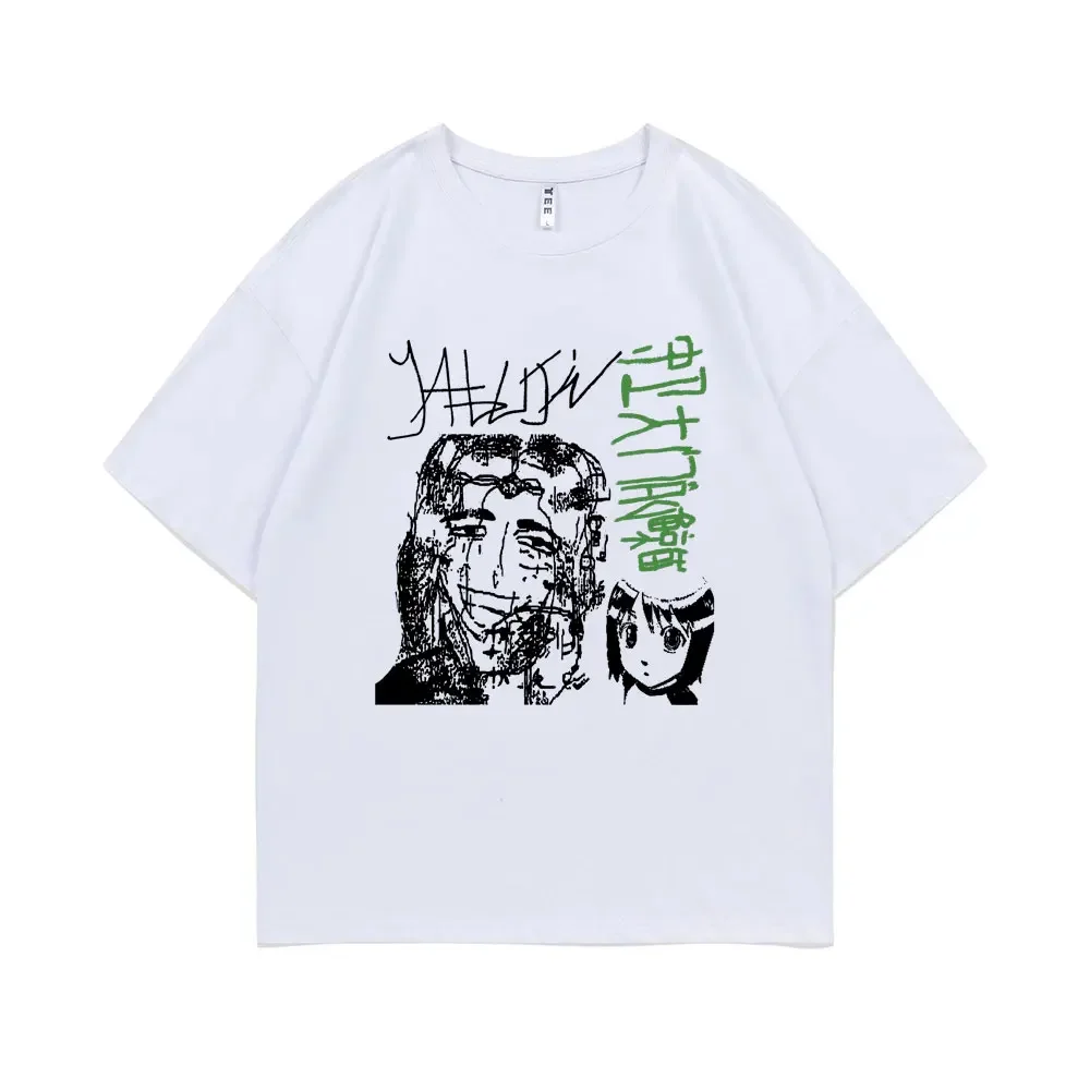 Limited Edition Yabujin T-shirt Summer Unisex O-collar Cotton T Shirt Short Sleeve Men Women Oversized Tshirt Male Vintage Tees