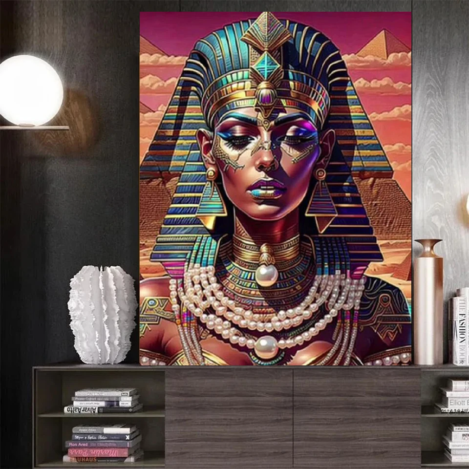 5d DIY Mexican Art Full Round Square Diamond Painting Egypt African Goddess Home Decor Diamond Mosaic Cross Stitch Handicrafts
