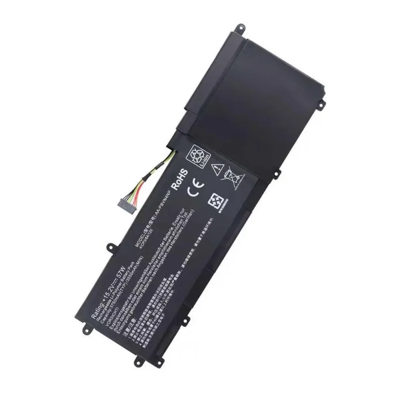 AA-PBVN4NP batterie d'ordinateur portable pour Samsung AIraPle6 15.6 "NP670Z5E NP670Z5E-XD2 NP670Z5E-X01 NP670Z5E-X01RU X01CZ 15.2V 57Wh