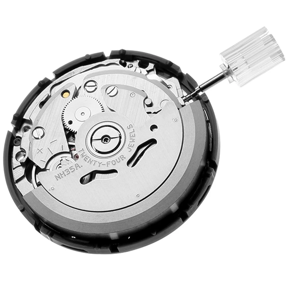 

ABFS NH35A Mechanical 3-Digit Movement With Date Window Luxury Automatic Watch Movt Replace Kit High Accuracy