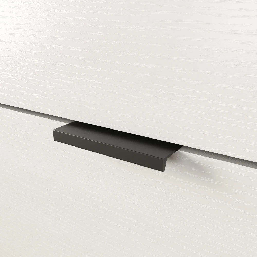 Glas-Schiebetür, 3 Schubladen, modernes Sideboard, Küche, Buffetschrank für Flure, Eingänge, Küche, Arbeitszimmer – Detail 3