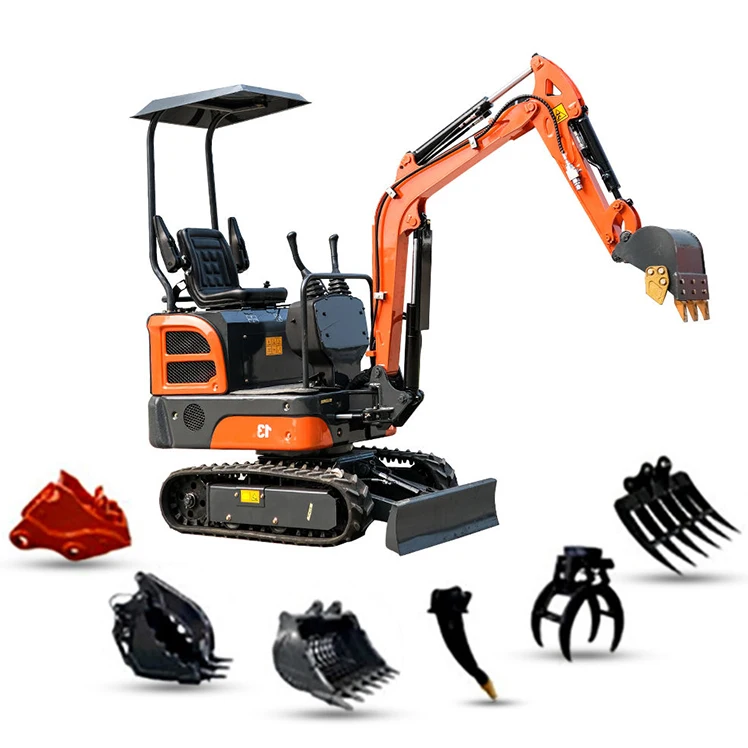 Excavators CE Factory Hydraulic Crawler Compact Mini Used Excavator For Garden Use