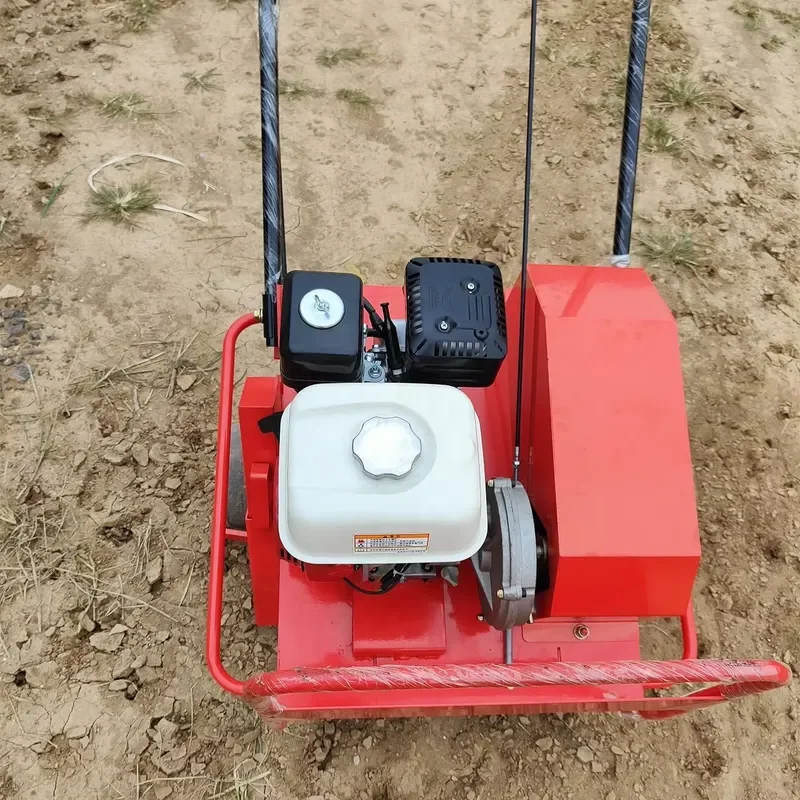 Self-propelled Lawn Grass Drilling Punching Machine Garden Pedestrian-controlled Lawn Coring Aerator Golf Course Aerator