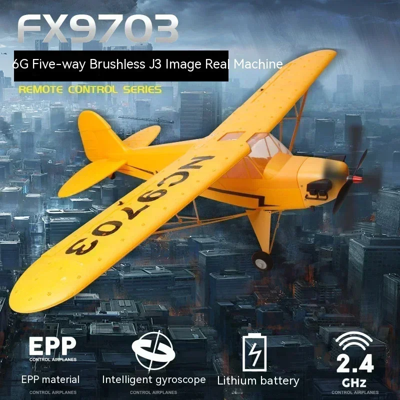 New Fx9703 Remote-controlled Aircraft Four-way Fixed Wing 360 ° Rotation Five Channel Realistic Aircraft Model Children's Gift