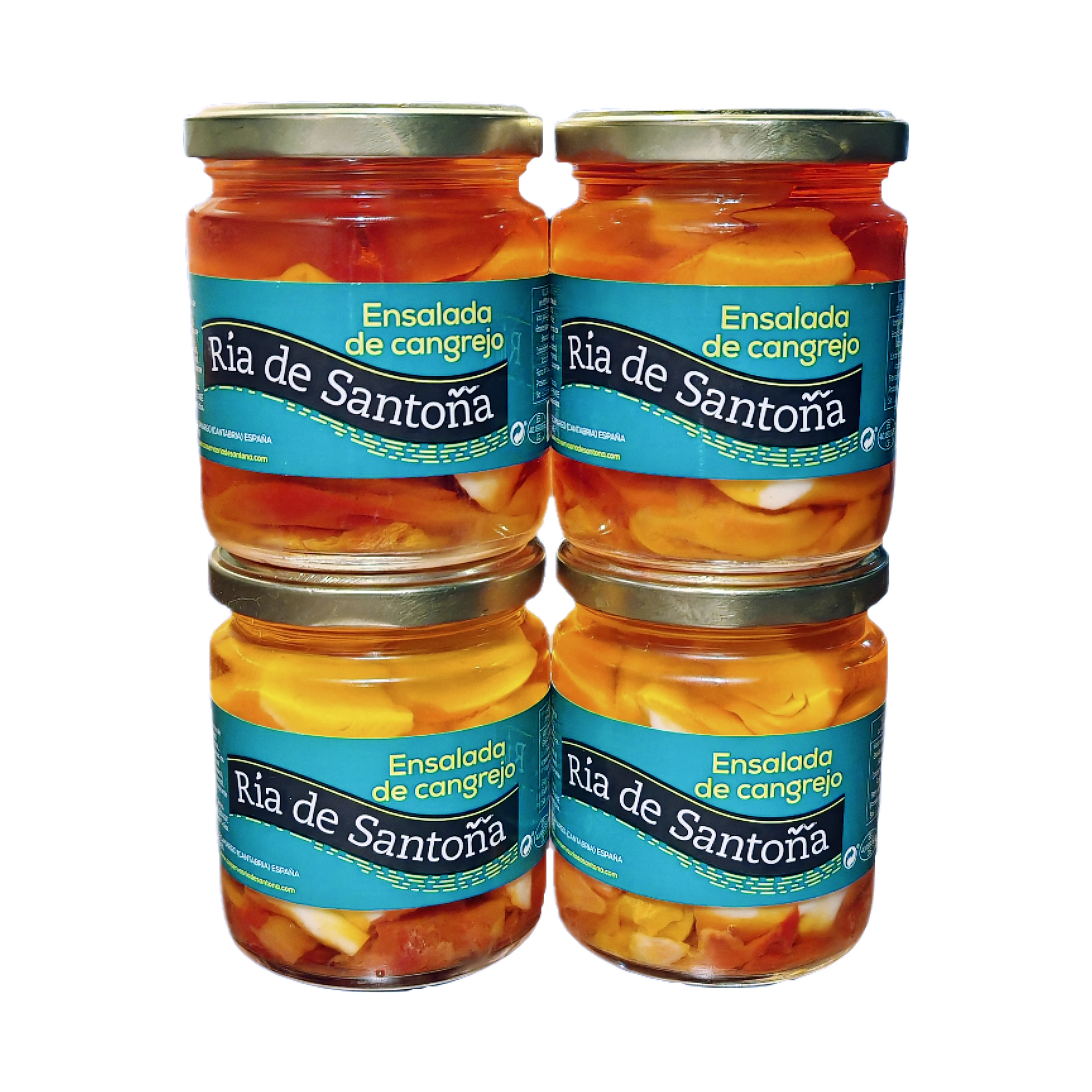 Ensalada de cangrejo pack 4 unidades. Ria de santoña
