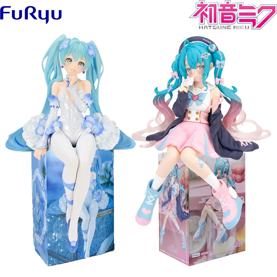 14CM Hatsune Miku Anime-Figur Kawaii PVC-Modell Puppe Actionfigur Sailor-Uniform Sammlerstück Ornamente Weihnachtsspielzeug Geschenke
