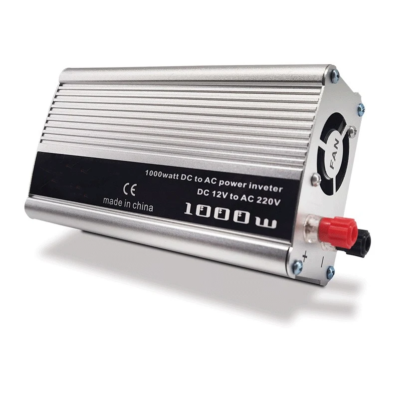 12 فولت 220 فولت تيار مستمر ذكي إلى التيار المتناوب 1000 واط 2000 واط موجة جيبية مركبة خارجية شنت الخلايا الضوئية الشمسية متعددة الوظائف العاكس