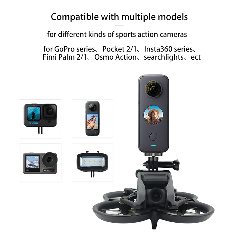 Dji Vata-カメラエクステンションブラケット,クリップポート,パノラマスポーツカメラ,マウント,アダプターホルダー,アクセサリー