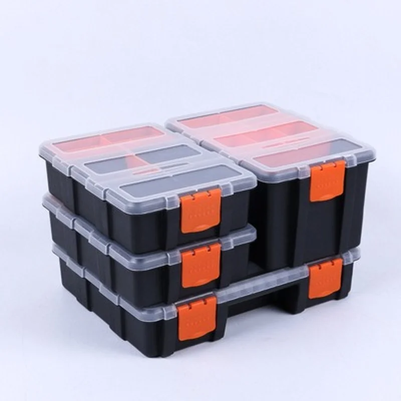 Tragbare Teilebox, Hardware-Aufbewahrungsbox, Kunststoffkoffer, Mehrfach-Kombinations-Schraubenaufbewahrungsbox, Werkzeugkasten für die Garage. – Detail 4