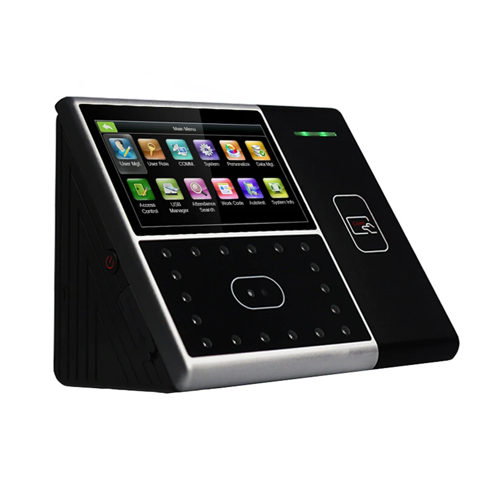 ZK iFace301-Smart Card Access Control, Reconhecimento Facial, Time Attendant, Opcional 13.56Mhz, Controle com Color Touch Screen