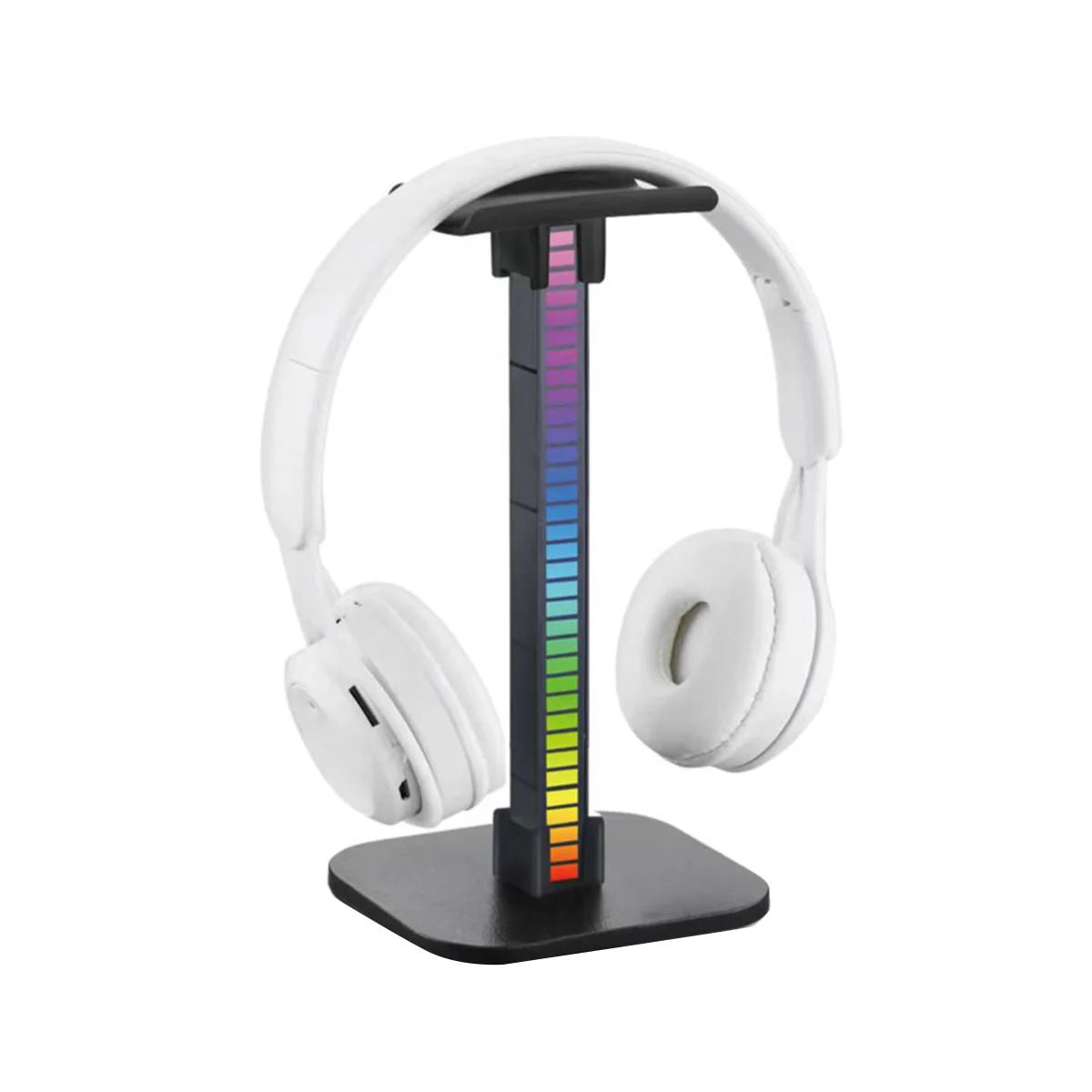 

RGB Headphone Stand Game Headset Desk Display Holder LED Base USB Pickup Light Headset Support Bracket-B