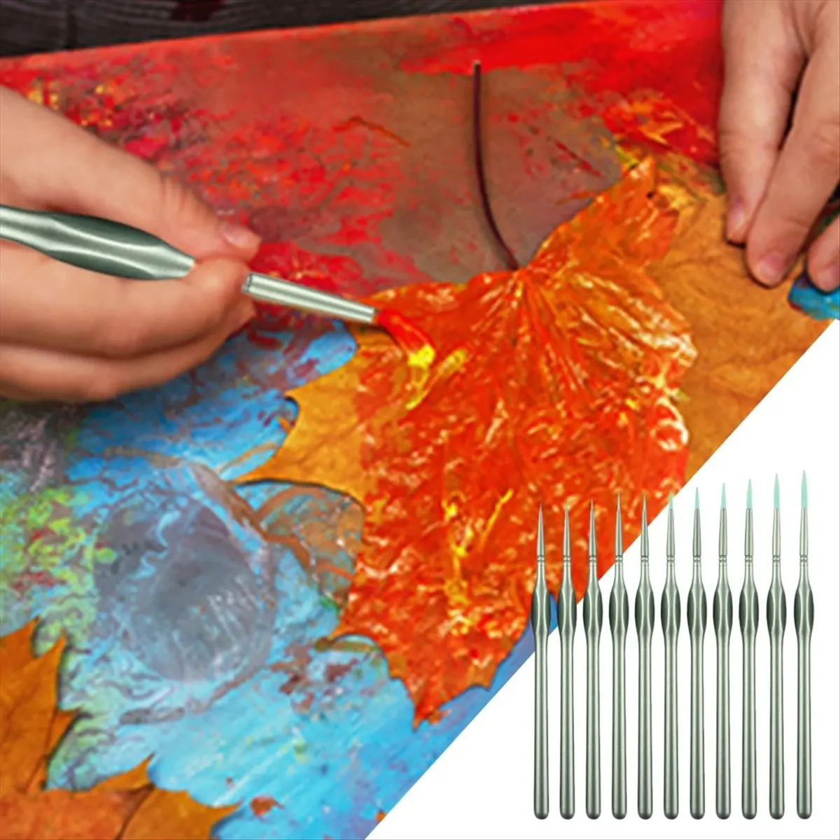novo-11-pcs-pinceis-de-pintura-aquarela-conjunto-de-pinceis-de-aquarela-profissional-escova-anti-derramamento-cabelo-de-nailon-para-oleo-de-guache