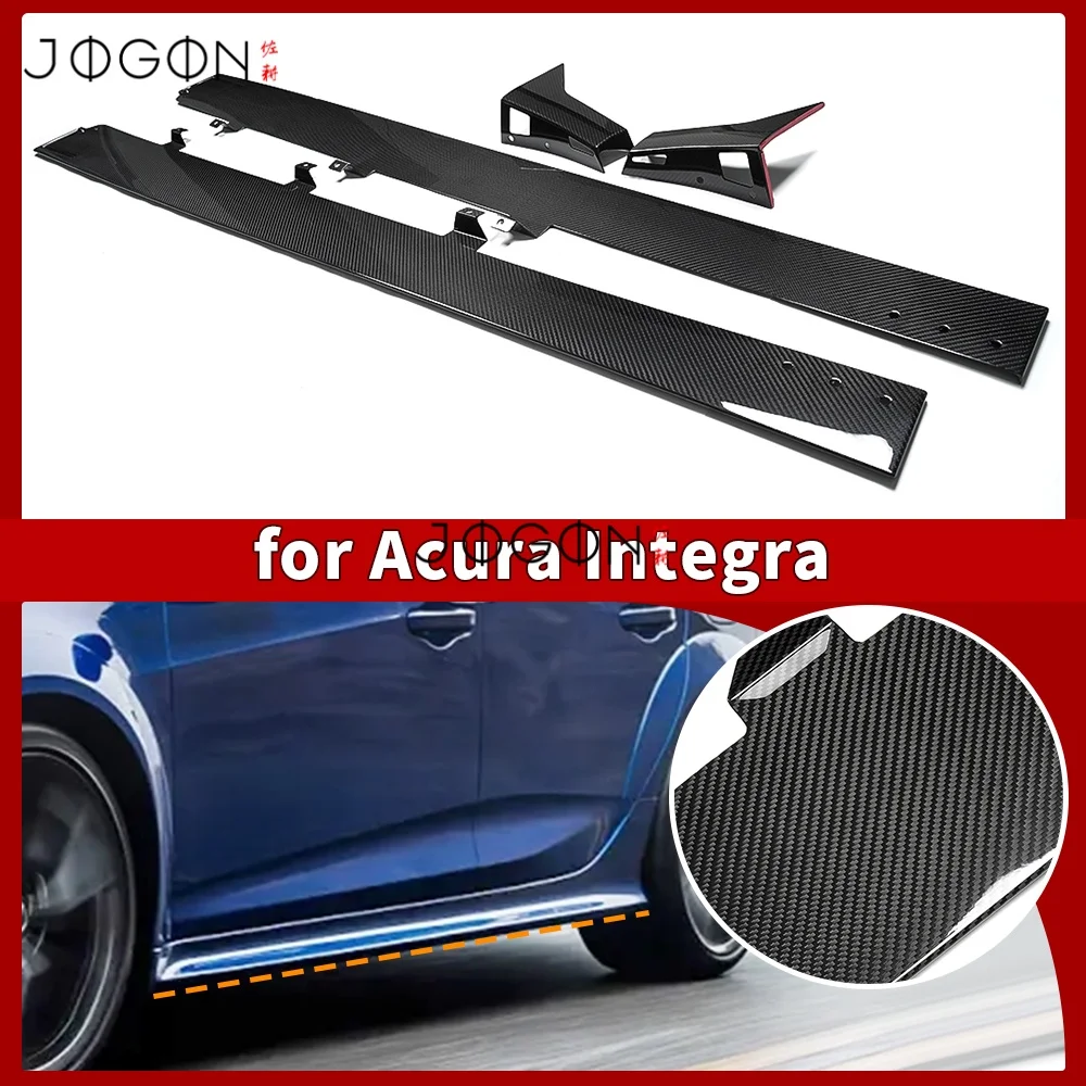 

For Acura Integra Type-S DE5 2022+ Replacement Side Skirts Dry Carbon Fiber Exterior Accessories