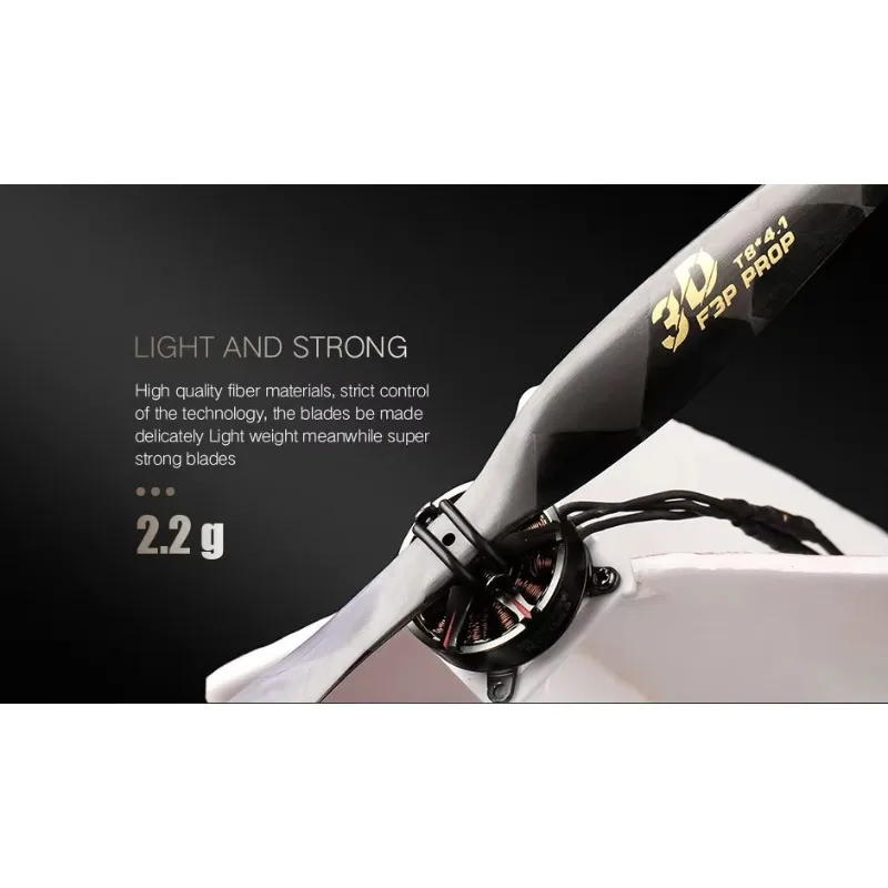 T-HOBBY FS8X4.1 F3P ثلاثية الأبعاد ألياف الكربون داخلي ثابت الجناح نموذج المروحة ل RC هليكوبتر راديو التحكم هواية #4