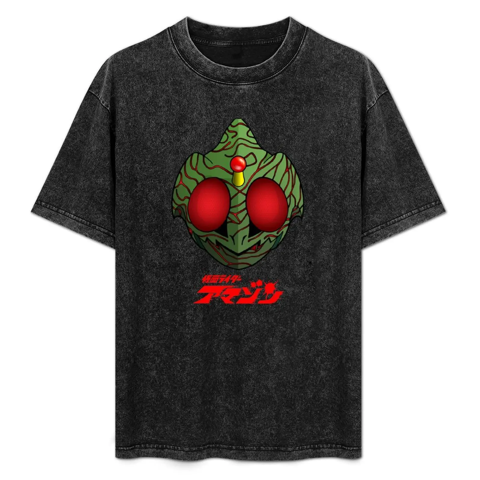 

Kamen Rider Amazon Masked Rider T-Shirt Classic Print Short Sleeve Shirt