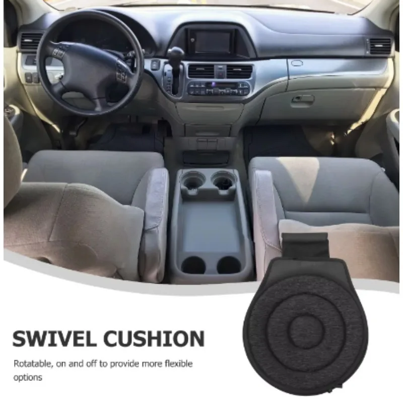 Portable Cushion 360° Rotating Car Chair Seat Cushion Mobility Aid Chair Seat Revolving Cushion Memory Foam Mat Accessories