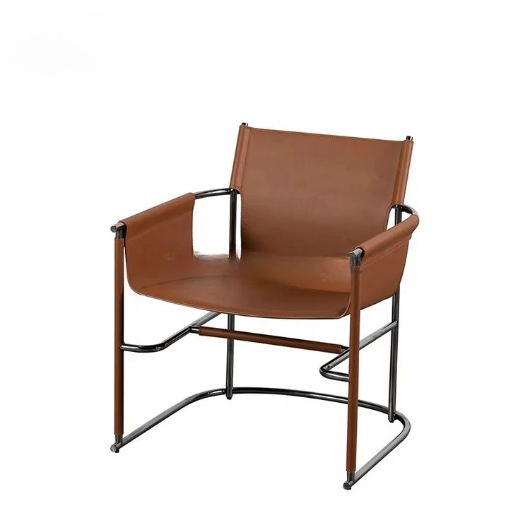 

#Nordic U-shaped Chair Modern Light Luxury Hotel Lounge Chair Balcony Simple Living Room Art Home Dining Chair
