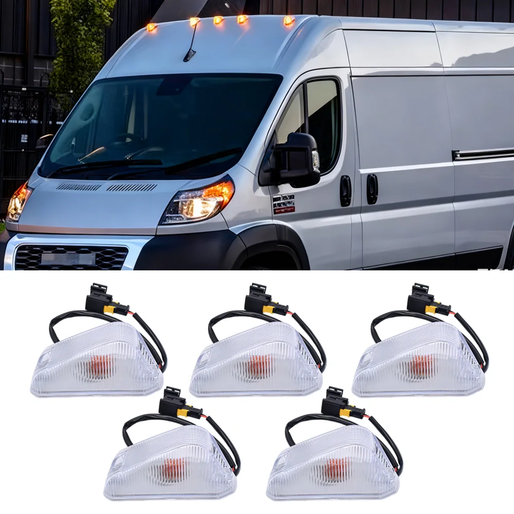 

Габаритные огни на крыше кабины для Dodge Ram ProMaster 1500 2500 3500 2014-2023 годов, ходовые огни на крыше, заменяют аксессуары 68232473AA