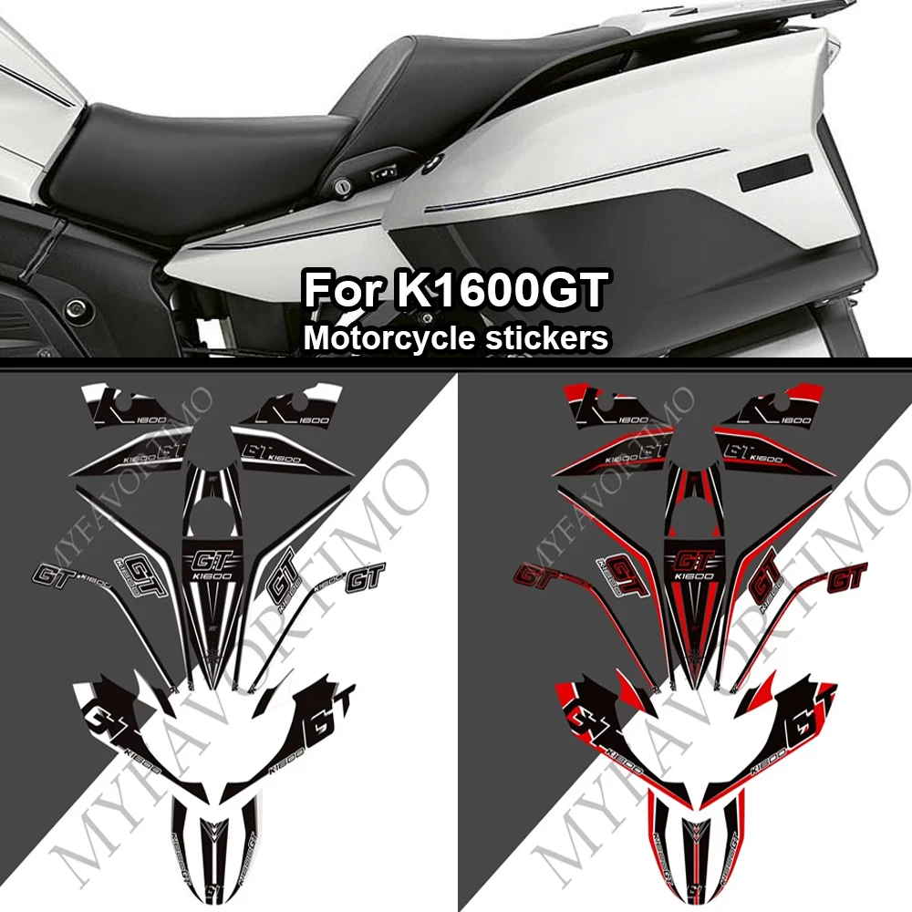  For BMW K1600GT K1600 K 1600 GT Protector Tank pad Grips Knee stickers Fairing Fender Trunk Luggage Decals kit