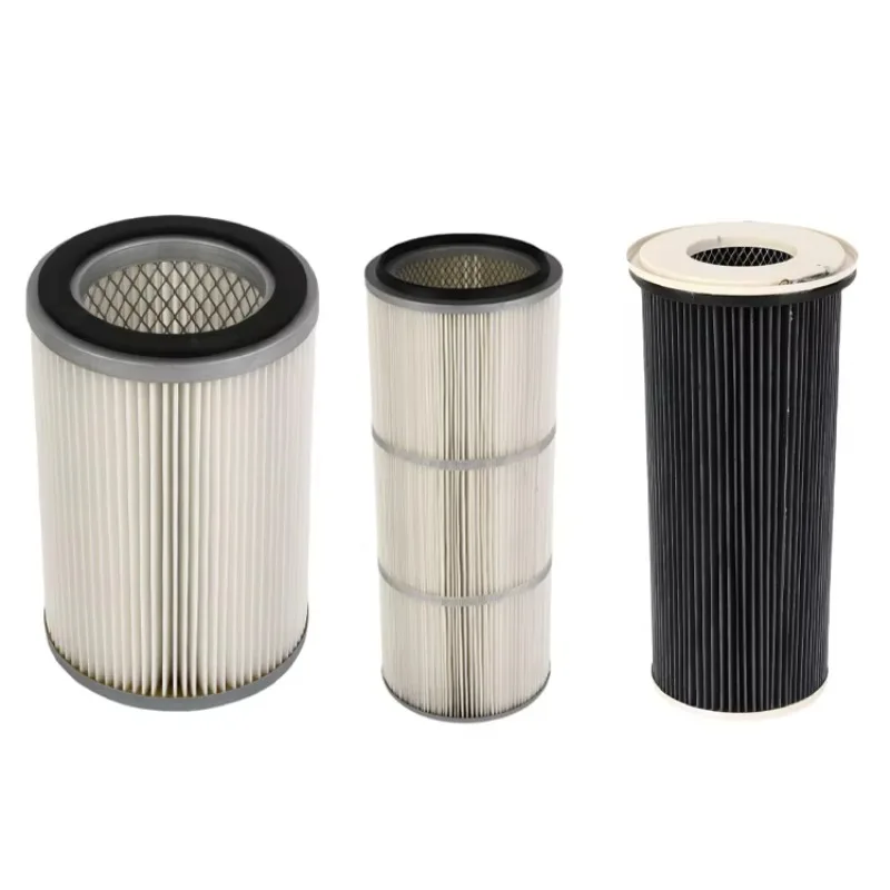 

Customized Top Loading Air Filter Industrial Cylindrical Anti-static Pleated Filter Element Dust Collector Filter