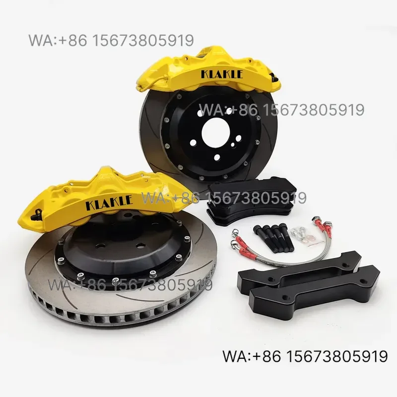 For Wmwmnu KLAKLE Plug and Play Brake System Caliper Kit GT6 380x34mm Disc Corolla 2013