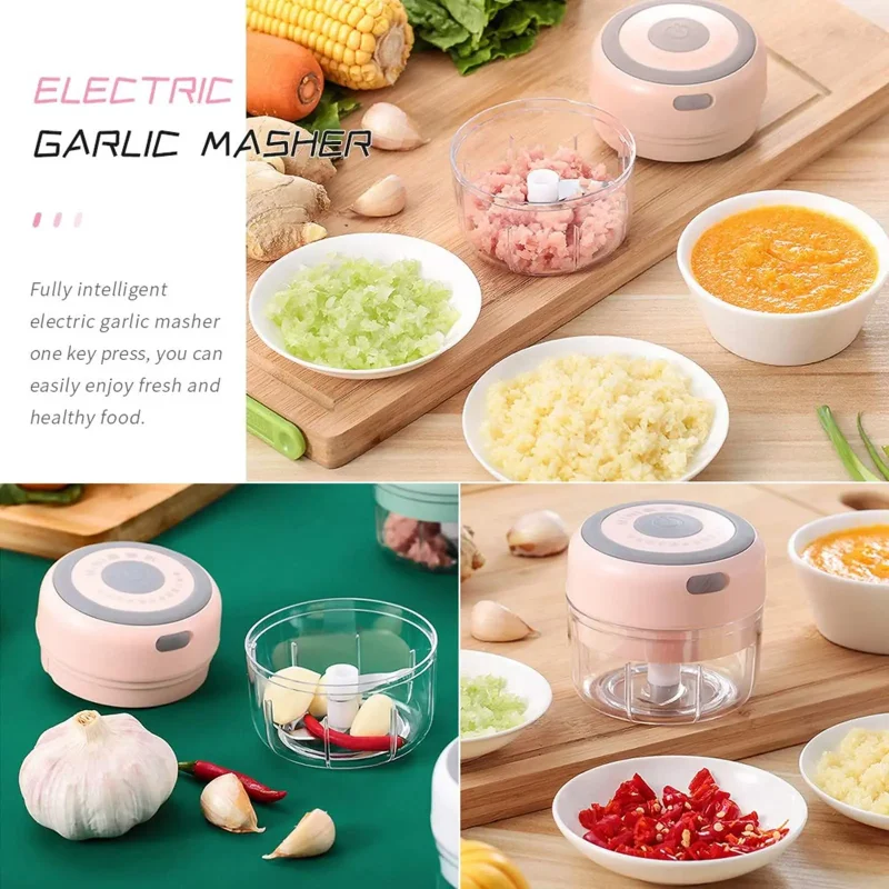Mini Picadora Eléctrica de Ajo - Veggie Baby Food reseña y precio