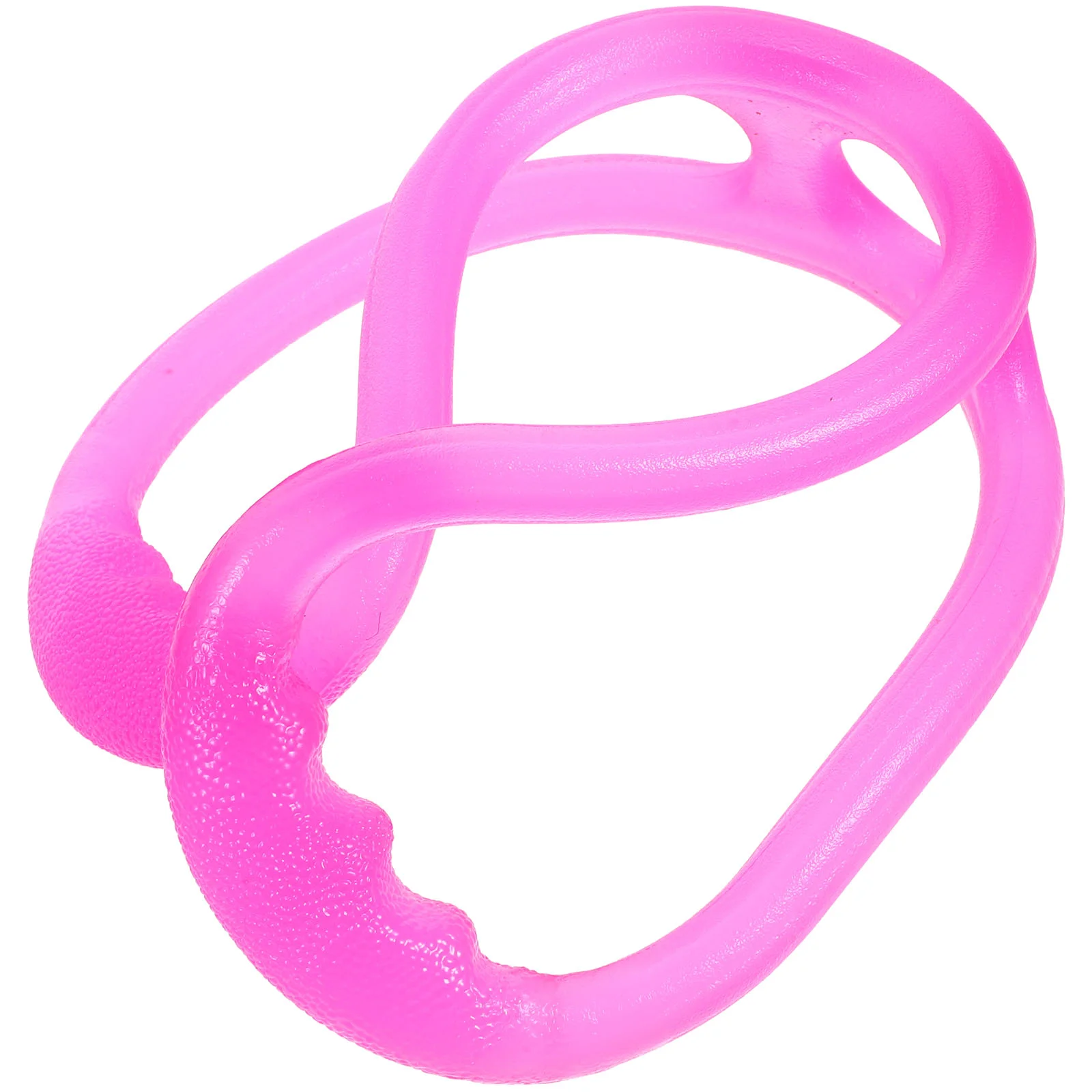 

Silicone Yoga Tension Band Multifunctional Portable Figure 8-Shaped Silicone Elastic Pull Rope Fitness Yoga Resistance Band(Pink