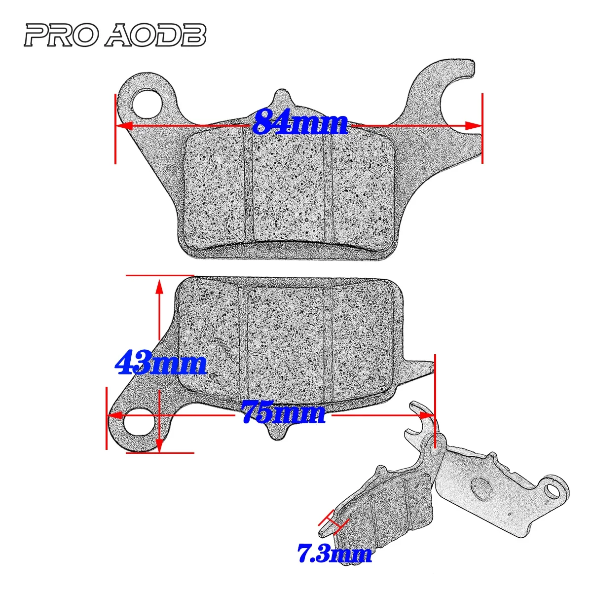 NQiGT Disc Brake Pads Electric Motorcycle Scooter Original Brass Alloys Rear Brake Pad Shoe For Niu N1 s N1s NQi NGT M+ MQi M1