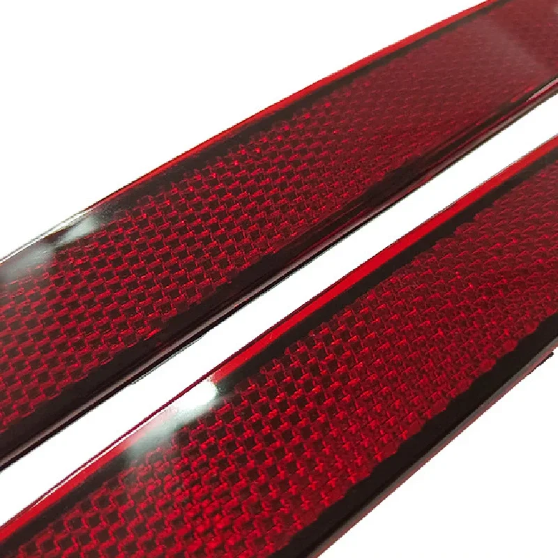 for Tesla Model 3 Rear Bumper Reflector Brake Light Left Right Rear Fog Reflex Tail Warning Strip Lamp Model3 2023 Accessories