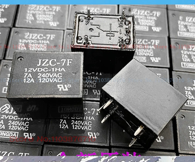 JZC-7F 12VDC-1HA 12V12A DIP-5 4123