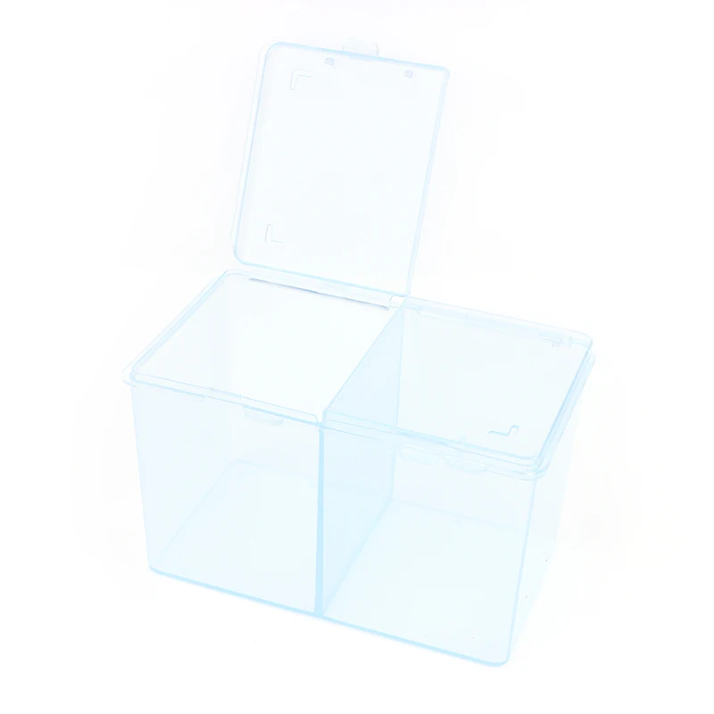 Portable Storage Box Nail Accessoires Wipes Cotton Pads Swab Rods Container Case Nail Art Tools Organizer