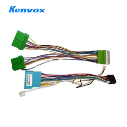 android Car radio Canbus Box Decoder For honda accord 7 2003 2004 2005 2006 2007 16 pin Wiring Harness Plug Power Cable