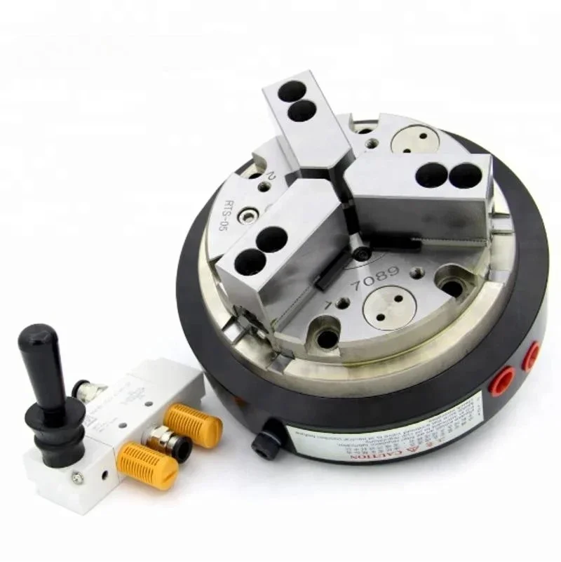 High Quality RTS 3 Jaws Rotary Pneumatic Chuck for Lathe Machine