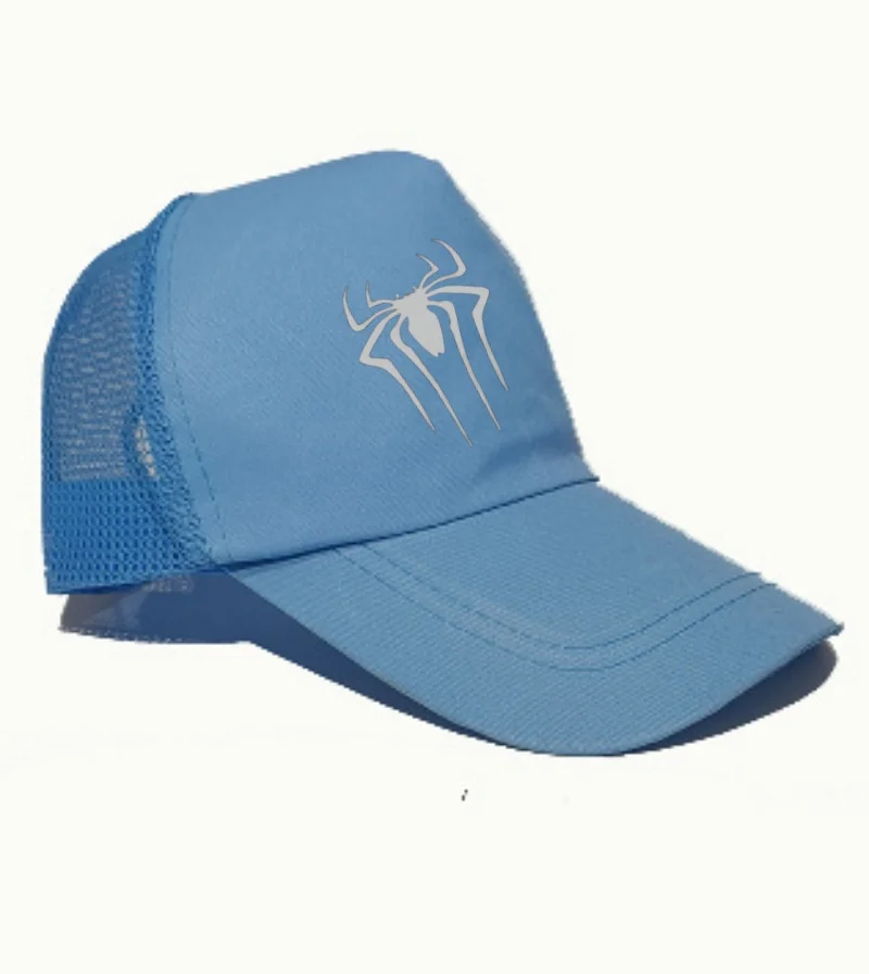 Polyester mesh hat spider running lion logo outdoor leisure sun protection hat breathable fashion temperament hot style