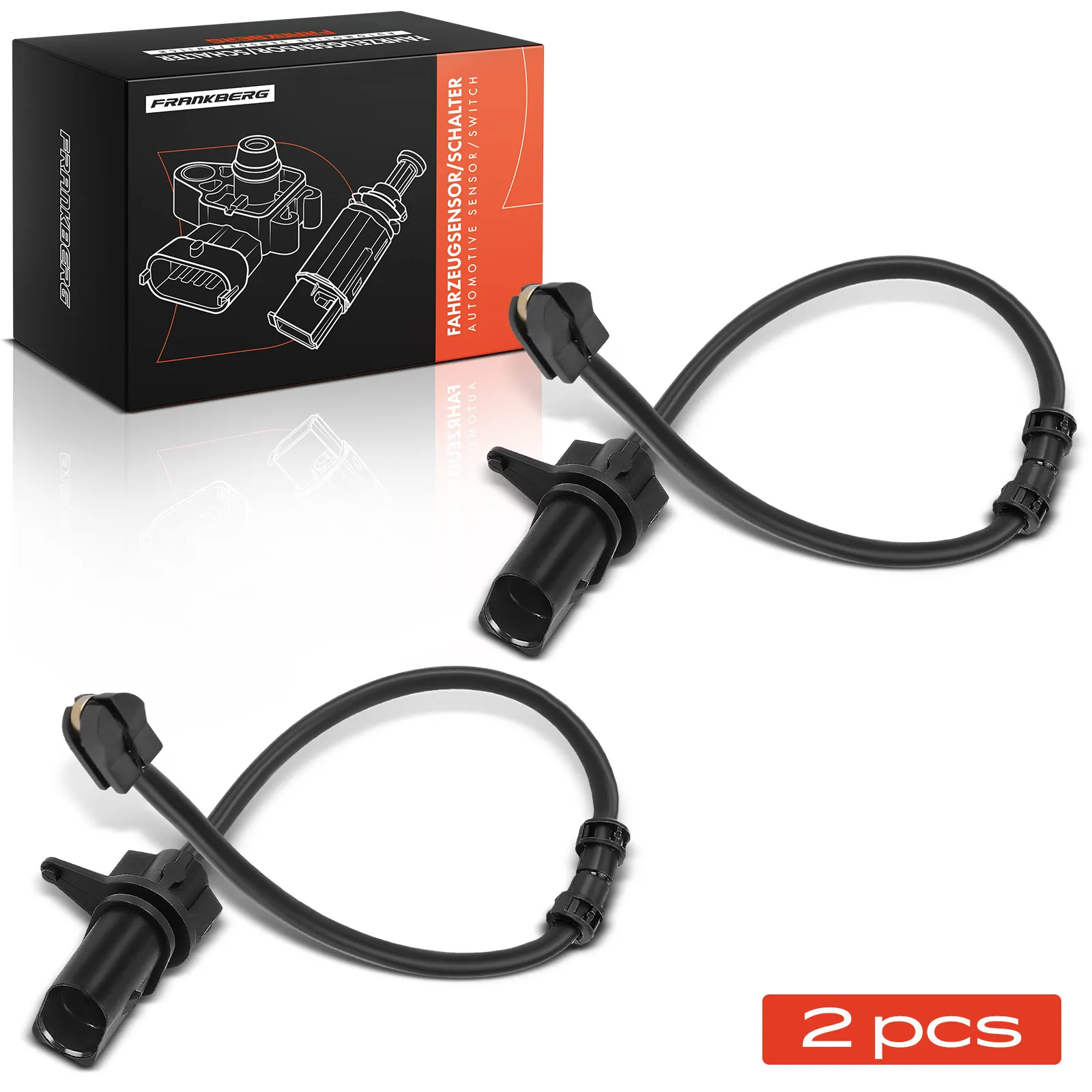 Frankberg 2x Warnkontakt Bremsbelagverschleiß Vorderachse für Audi Q5 FYB FYG Q5 Sportback FYT V10721611 0842251 2BWS0503