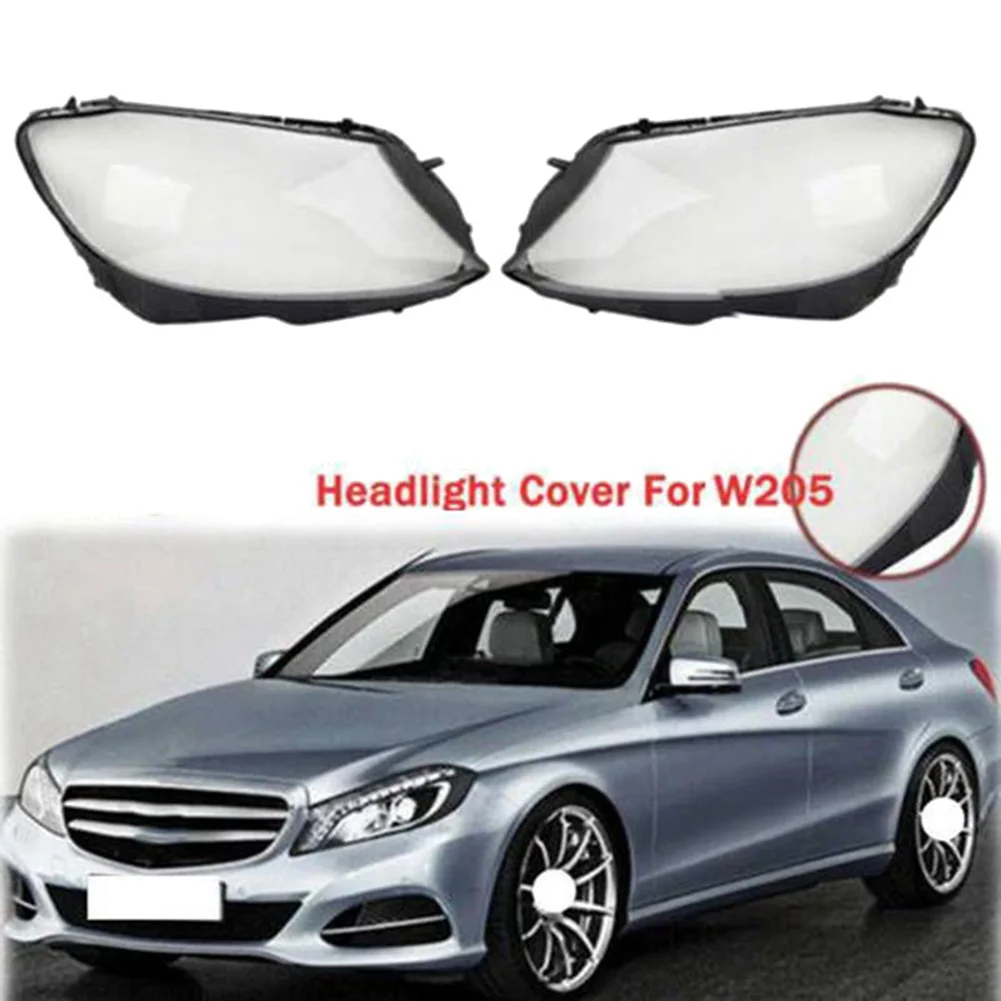 

Front Headlight Head Light Lamp Lens Cover Shell Lampshade For Mercedes Benz W205 C180 C200 C260L C280 C300 2015-2017-A74F