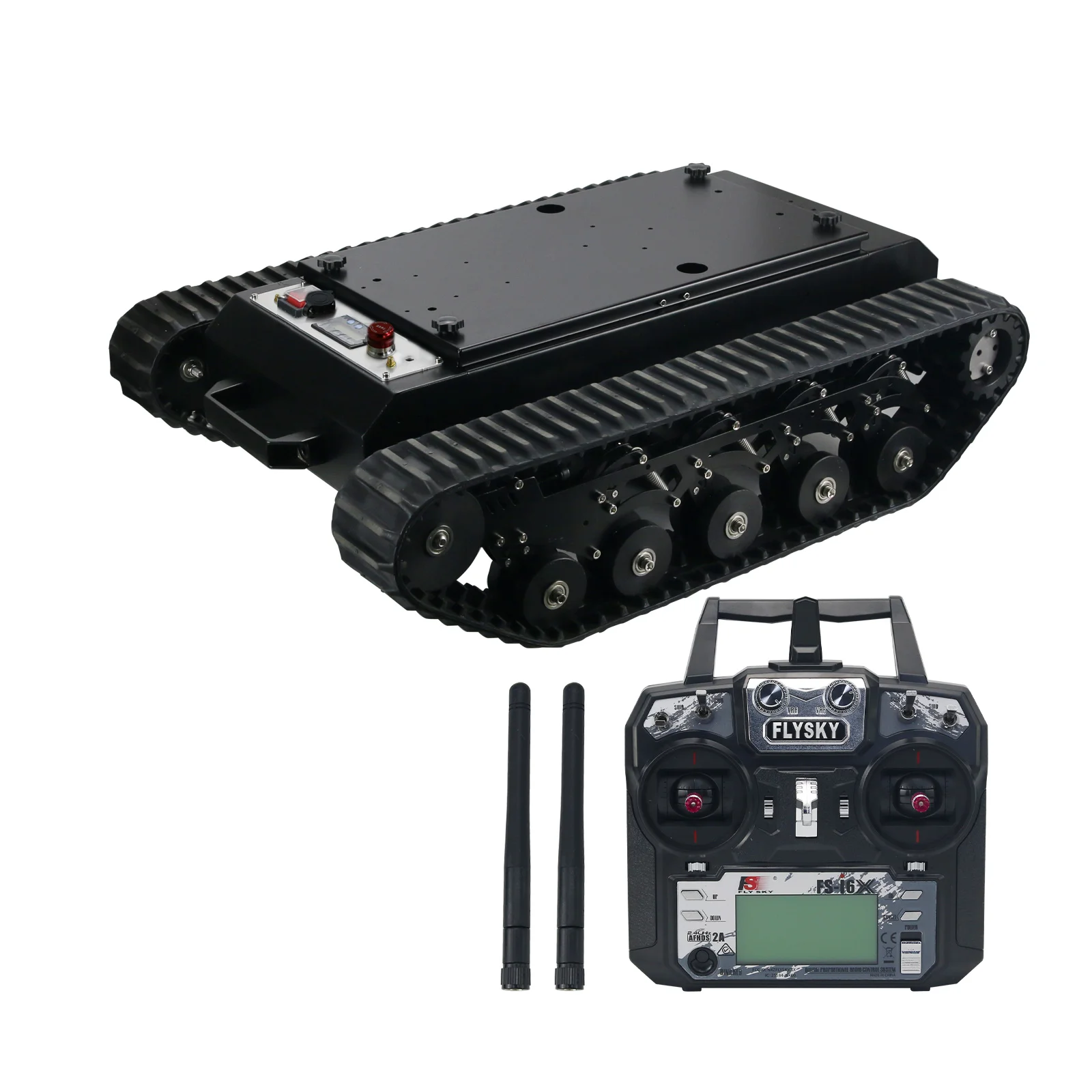 

TR500 Load 50KG Tracked Robot Chassis Assembled Shock Absorption Tank Chassis with Control Kit