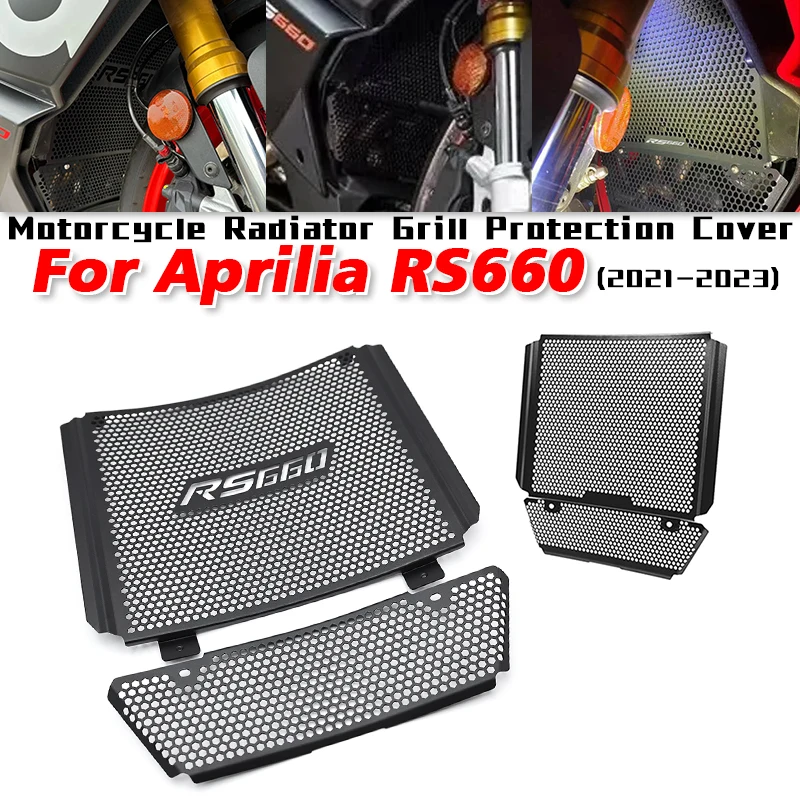 For Aprilia RS660 2021-2023 Motorcycle Radiator Grill Protection Cover Engine Grill Guard Cover Fit on Aprilia RS 600 2022 2023