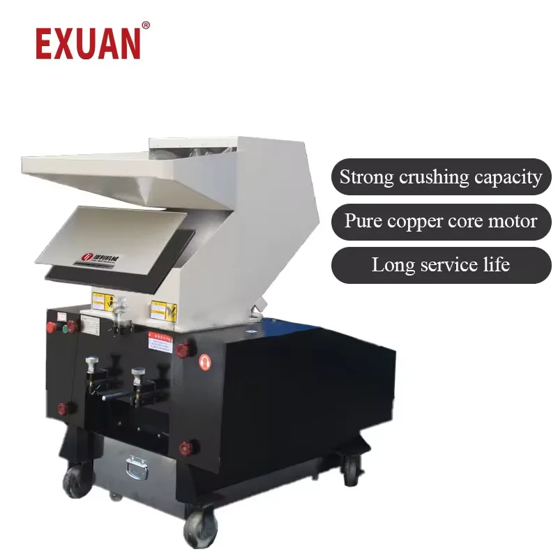 Plastic Crusher Machine Silent Powerful Plastic Crusher Tool Industrial Multifunctional Side Feeder Plastic Crusher Machine