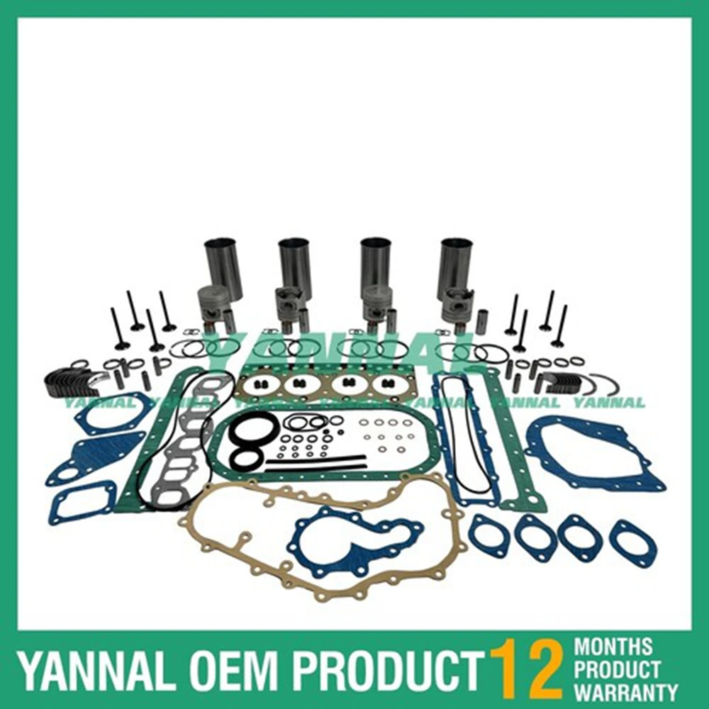

New C240 Rebuild Overhaul Kit With Gasket Set Bearing&Valve Train For Isuzu