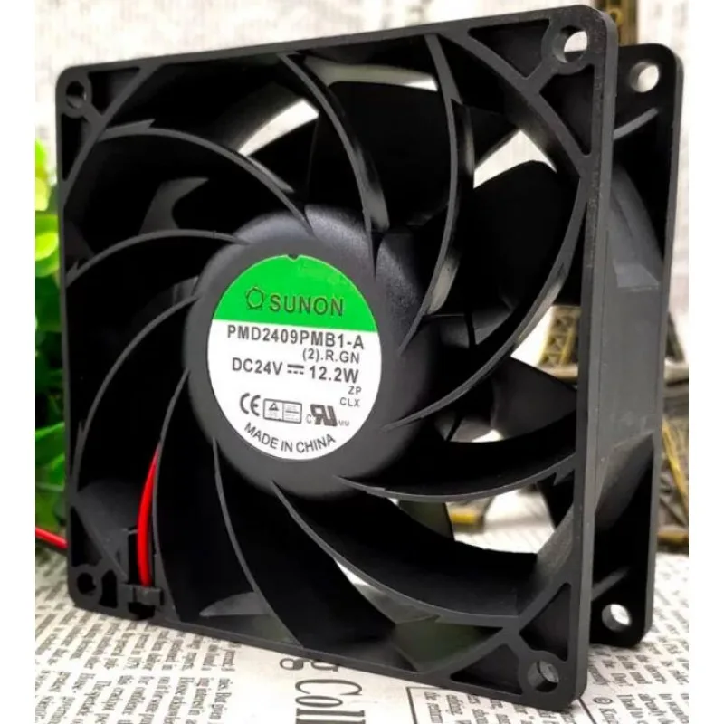 New Fan for SUNON PMD2409PMB1-A 24V 12.2W 9038 9CM Inverter Large Air Volume Fan 90x90x38mm