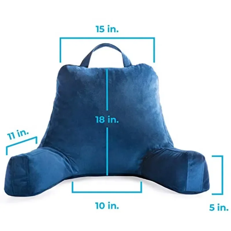 Orthopedic Memory Foam Bed Rest Pillow for Side Sleepers Ergonomic Reading Support Healthy Sleep Aid Bedroom Furniture