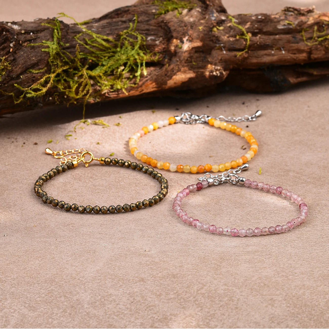 سبتمبر جوهرة الميلاد الزبرجد سوار للنساء 3 مللي متر الأوجه الخرز مجوهرات الحجر الطبيعي شفاء كريستال هدية عيد الميلاد