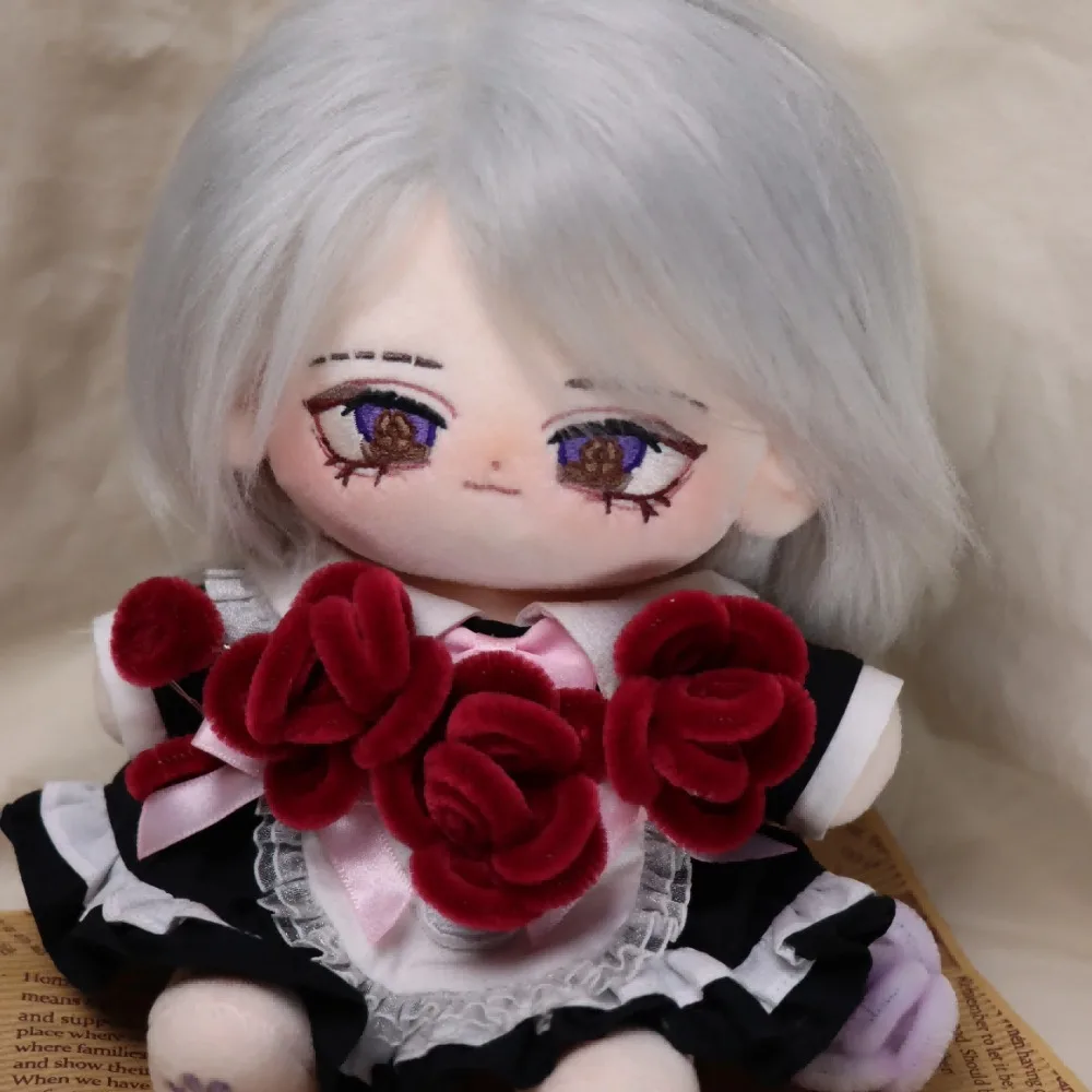 手作り20cm IDVコットン人形 心理学者エイダ 患者エミール ソフトボディ ドレスアップ コスプレ アニメ フィギュア ぬいぐるみ コレクション おもちゃ ギフト