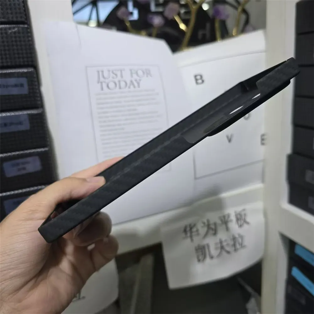 Premium Carbon Fiber Slim Case for Samsung Galaxy S25 S25+ S25 Ultra Matte Back Cover