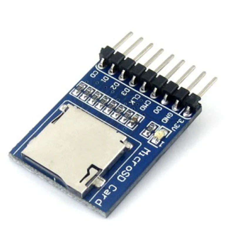 For Micro-SD (TF) Card Storage Module Development Board SD Card Module SD Card Holder 2.54Mm Pitch For SDIO & SPI Prots