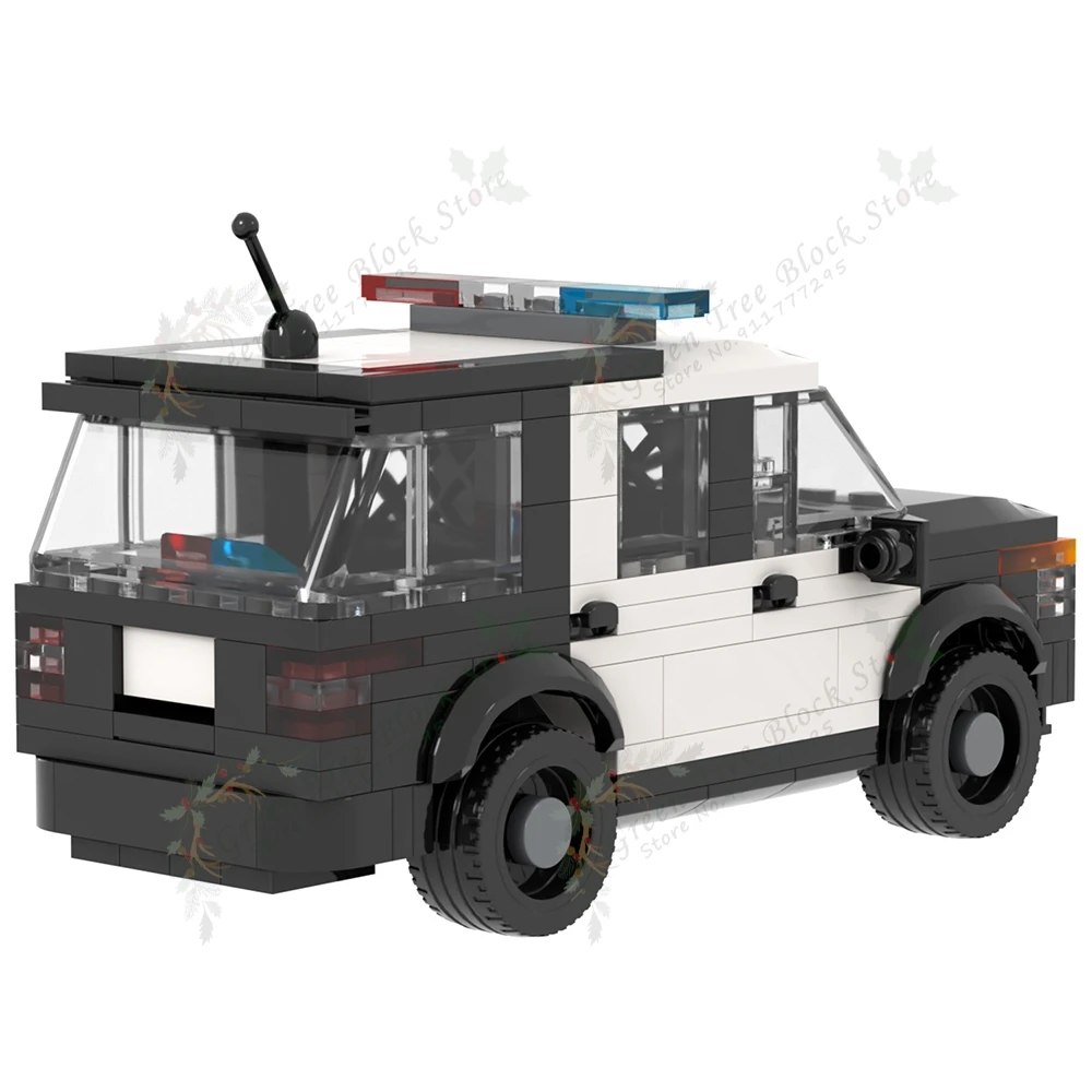 MOC4115 246PCS Policeman Car Building Blocks City Series Police Patrol Wagon Vehicle Model DIY Assemble Bricks Toys For Children