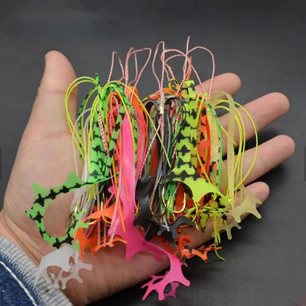 Skirt Lure  Professional with Hook Anti-Scratch  Sharp Hook Fishing Skirt Bait Fishing Supplies