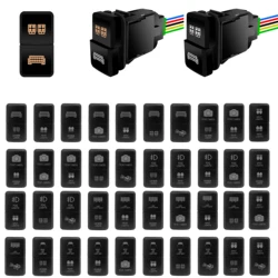 Car Push Switch Heater Fog Spot Lights Orange Light for Toyota 4Runner FJ Cruiser Fortuner HiAce Landcruiser Prado RAV4 Tacoma