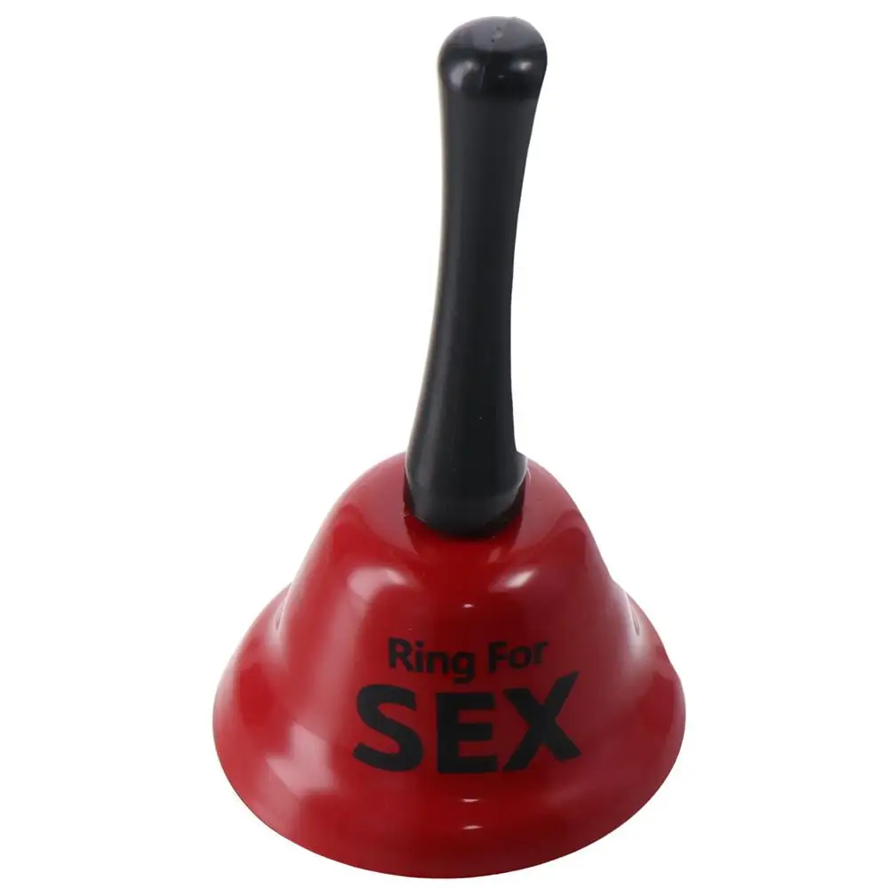 Creative Fun Red Ring Bell Ring Adult for Sex Drink Table Bells Fun Hen Stag Party Gift (Rattle Bell) view 6